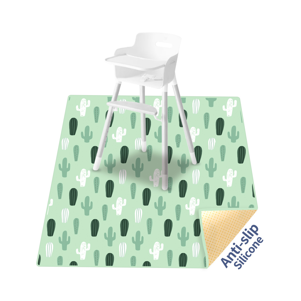 Highchair Splash Mat - 높은 의자/예술/공예 아래 HappyFlute Splat 매트