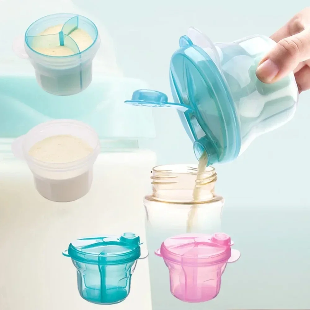 Baby Food In Jar - 유아용 분유용 3그리드 휴대용 분유 디스펜서,