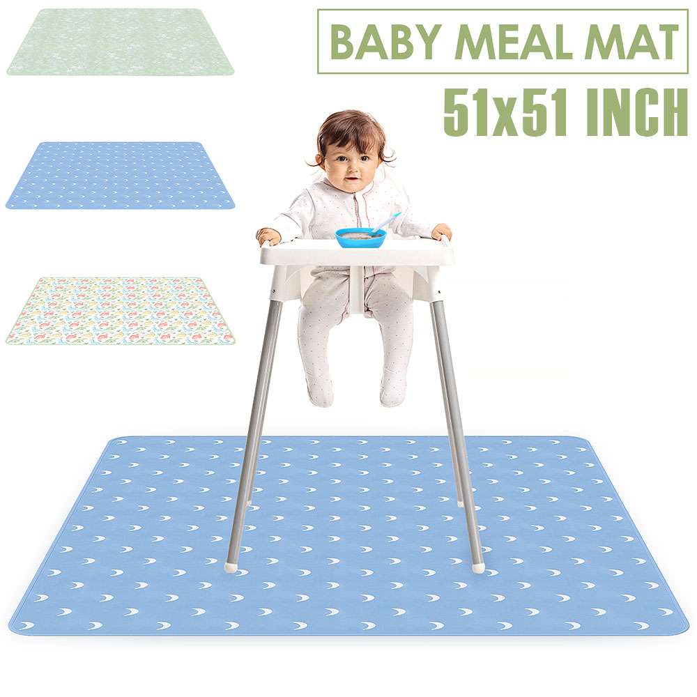 Highchair Splash Mat - 아기 놀이 매트 51인치 방수 아기