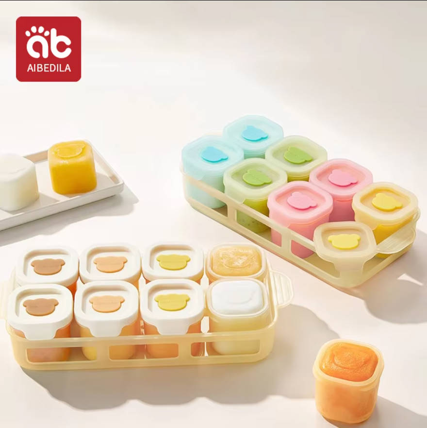 Freezer Tray Baby - AIBEDILA 베이비 실리콘 식품 냉동 트레이