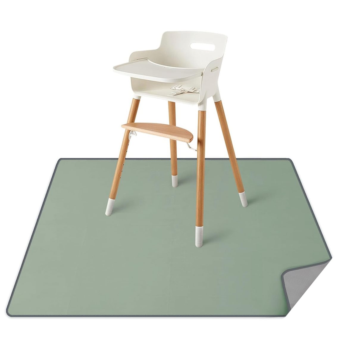 Highchair Splash Mat - 큰 할인 아기 식탁의자용 스플랫 매트,