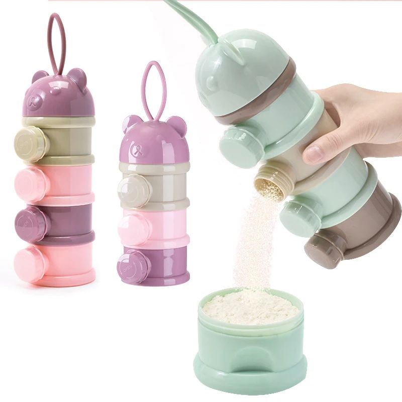 Baby Food In Jar - 3/4 레이어 아기 휴대용 이유식 보관