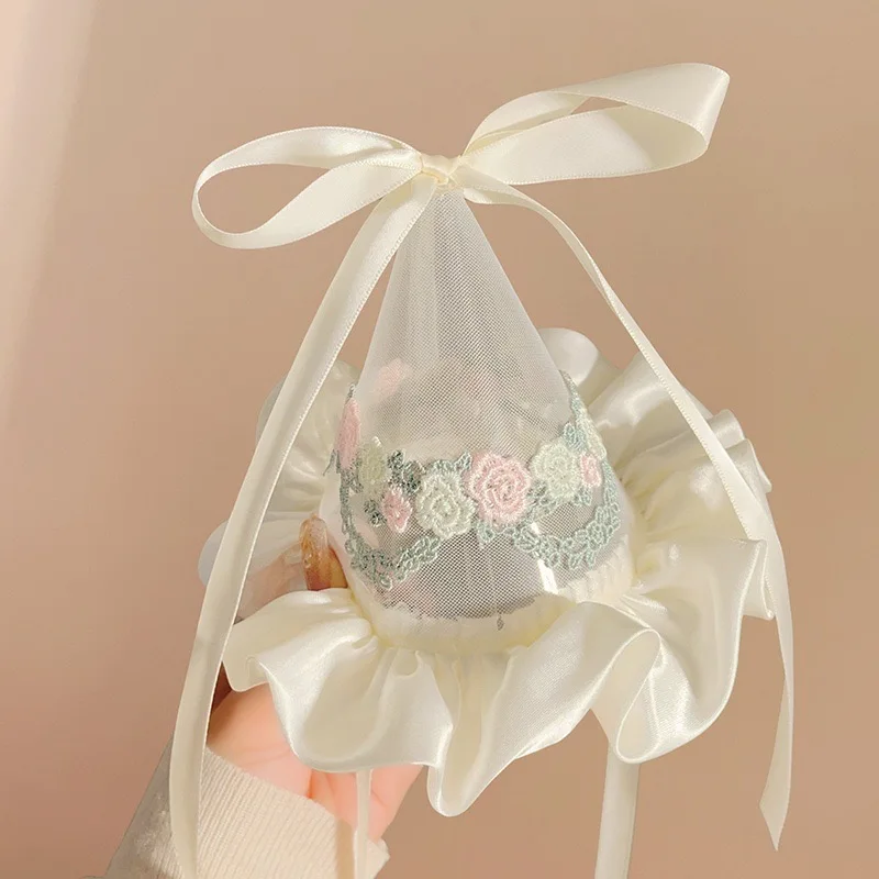 1PC 꽃 나비 매듭 메쉬 리본 머리띠 레이스 소녀 아 - Baby Food Flavors 리뷰 및 가격