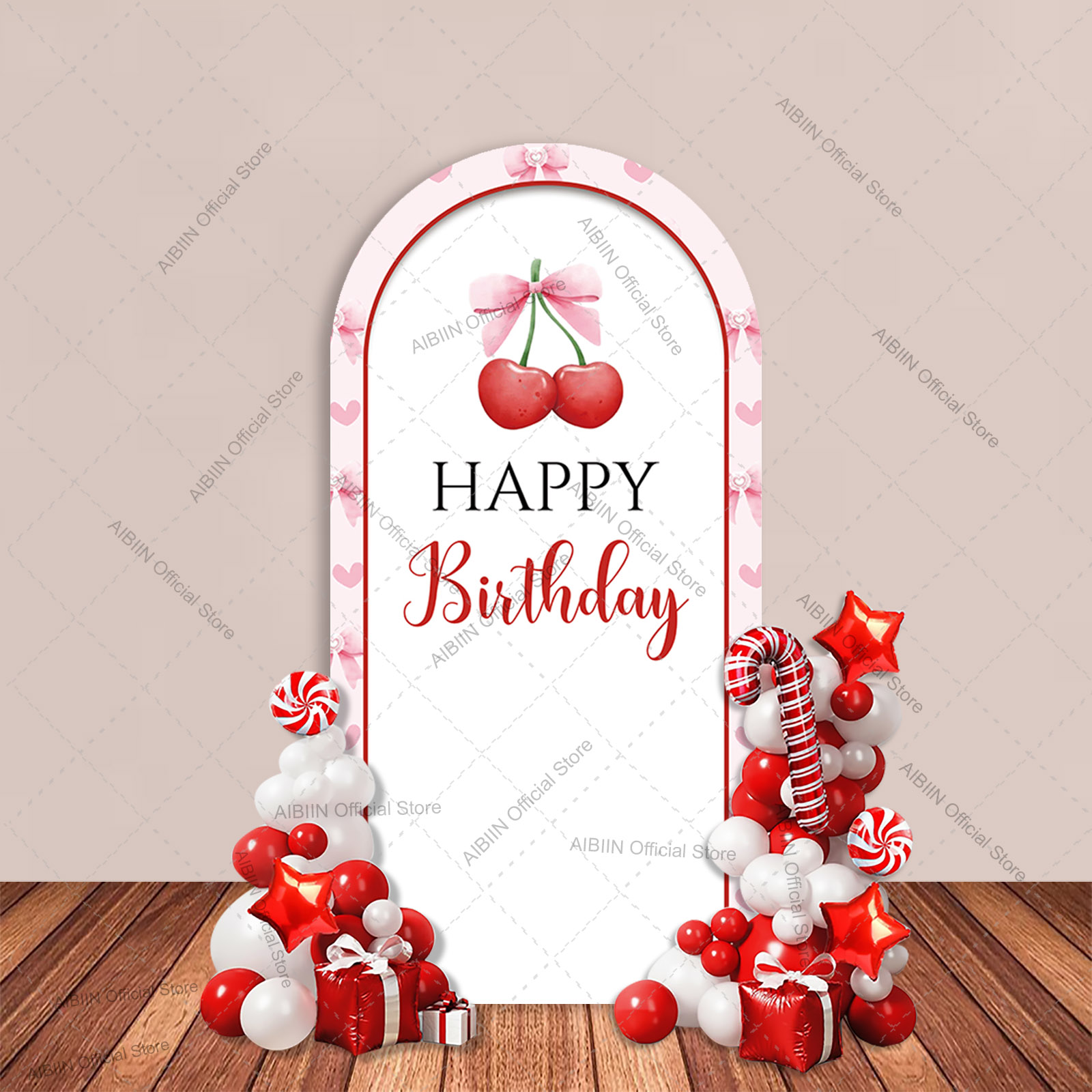 소녀 체리 생일 축하 아치 배경 커버 활 과일 스위트  - Baby Food For 2 Year Old 리뷰 및 가격
