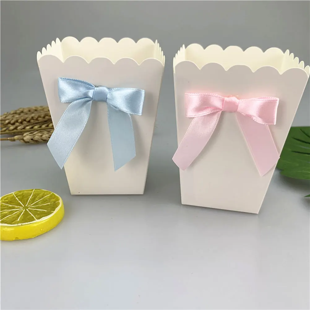 12pcs 핑크 보우 팝콘 상자 파티 용품 팝콘 선물  - Baby Food Flavors 리뷰 및 가격