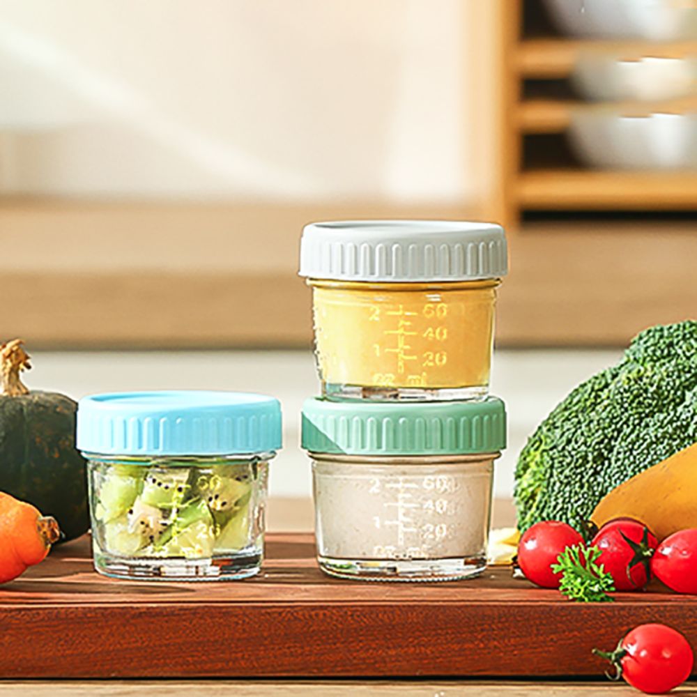 6개 다용도 유리 이유식 병 재사용 가능 눈금 표시 소 - Baby Food In Jar 리뷰 및 가격
