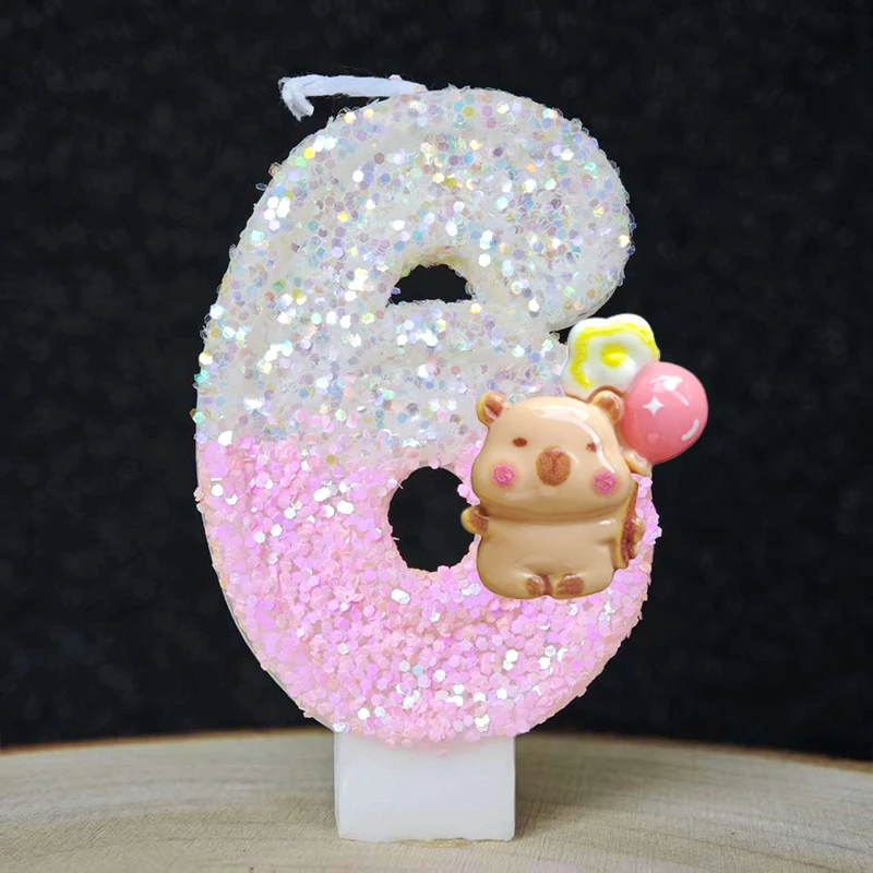 새로운 카피바라 양초 케이크 장식 테마 0-9 숫자 양 - Baby Food Flavors 리뷰 및 가격