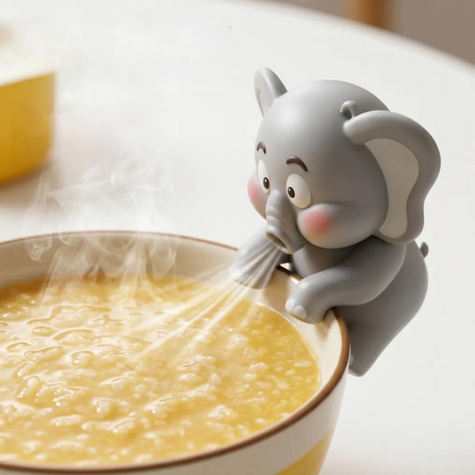 귀여운 코끼리 모양 컵 걸이형 미니 선풍기 이유식 냉각 - Baby Food Toy 리뷰 및 가격