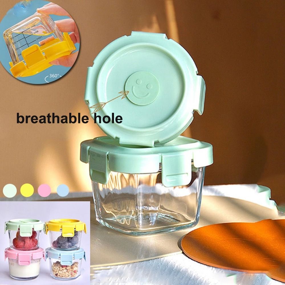 새로운 170ml 식품 보관 용기 냉동 유리 이유식 컵 - Baby Food In Jar 리뷰 및 가격
