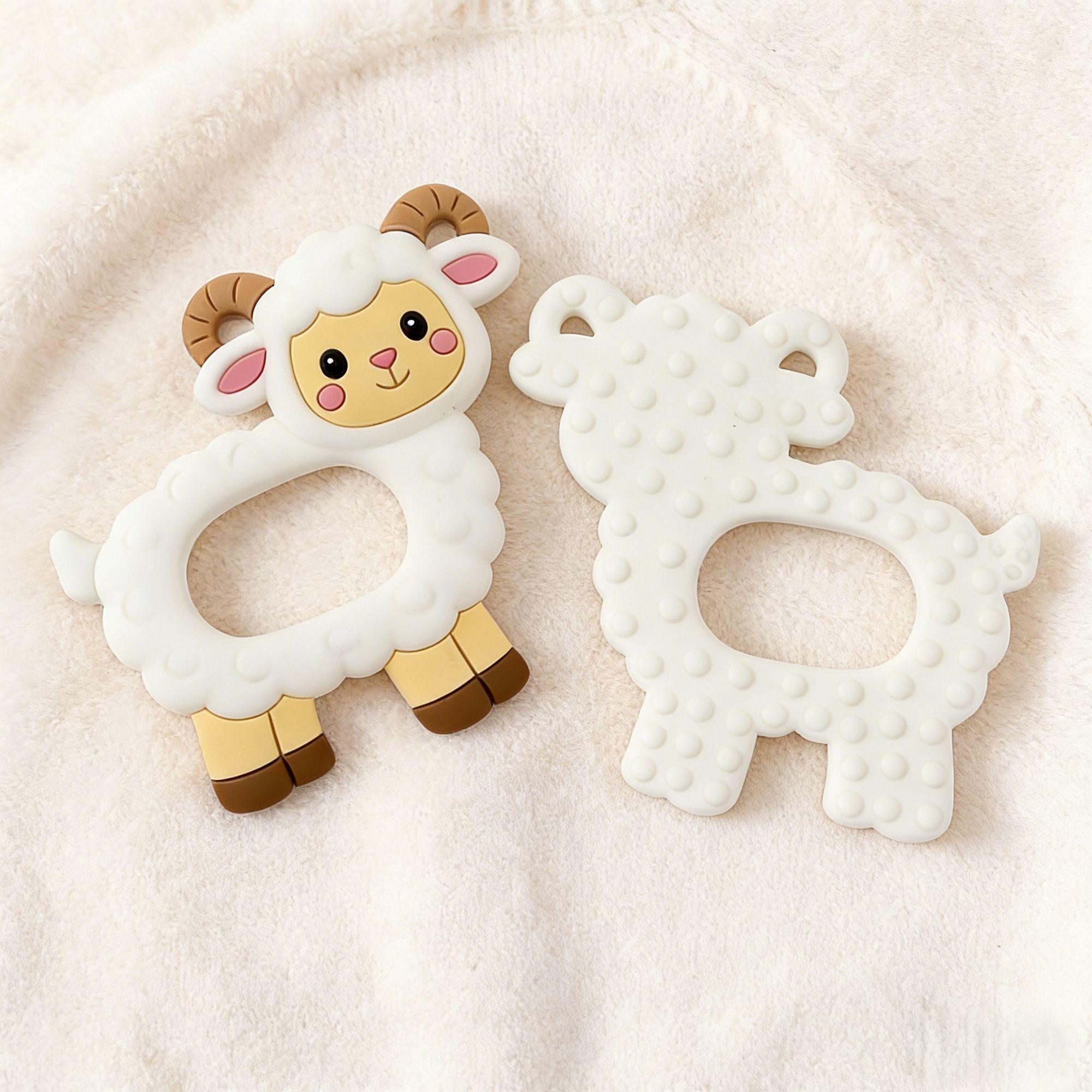1개 실리콘 치발기 새로운 젖꼭지 체인 만화 동물 양  - Baby Food For 2 Year Old 리뷰 및 가격
