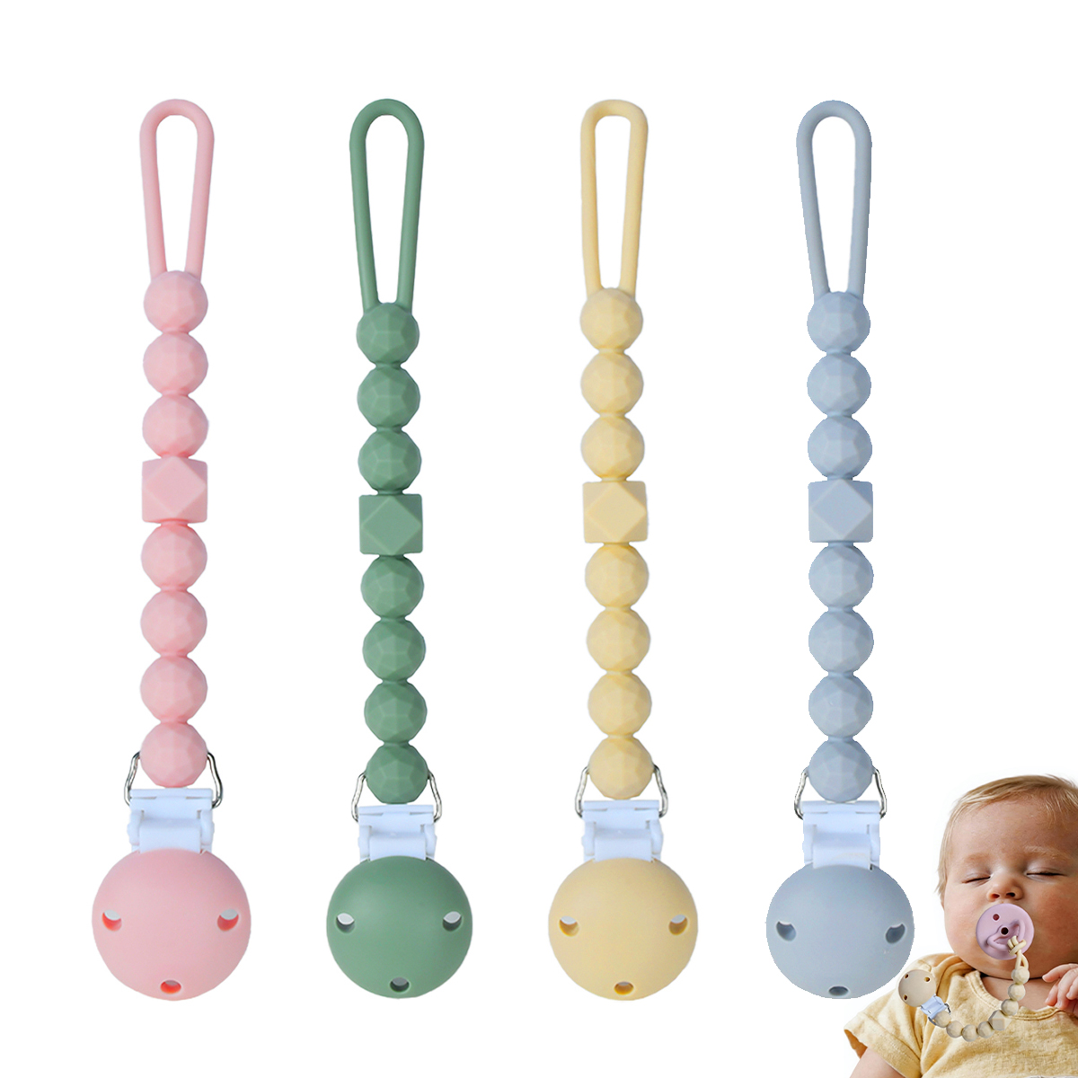 아기 실리콘 젖꼭지 낙하 방지 체인, 식품 등급 실리콘 - Baby Food For 2 Year Old 리뷰 및 가격