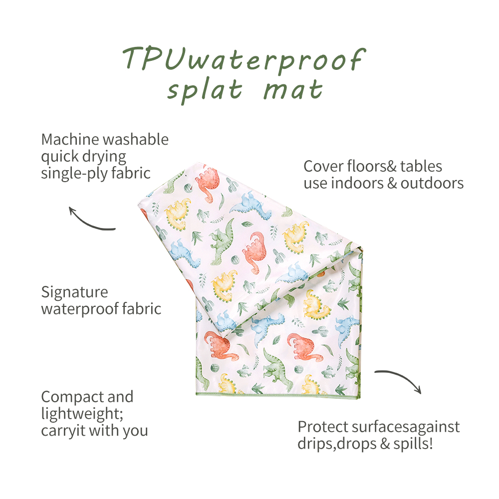 HappyFlute 새로운 패션 인쇄 130*130CM - Highchair Splash Mat 리뷰 및 가격